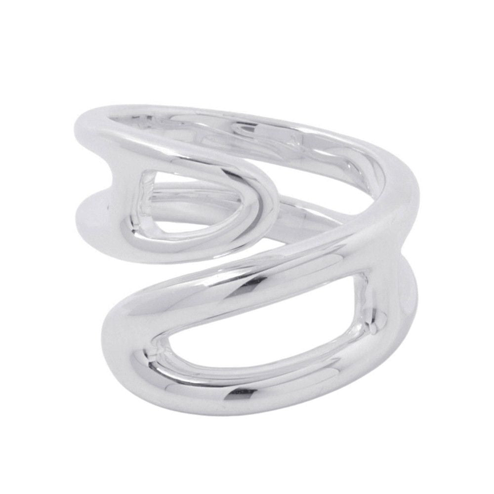 Hermes Ring Chaine D'ancre Twist Punk PM 925 Sterling Silver