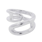 Hermes Ring Chaine D'ancre Twist Punk PM 925 Sterling Silver