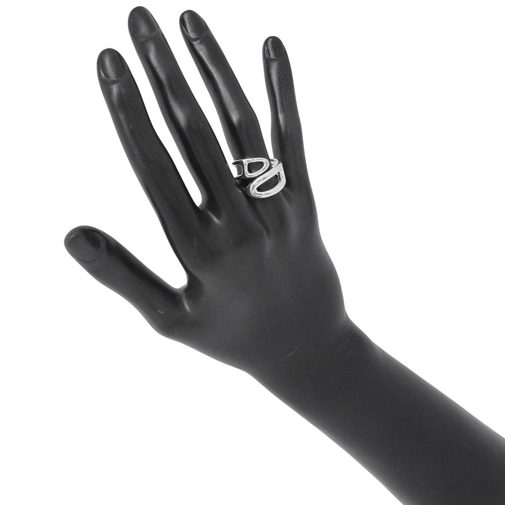 Hermes Ring Chaine D'ancre Twist Punk PM 925 Sterling Silver — view 4