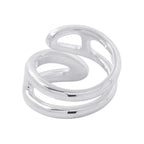 Hermes Ring Chaine D'ancre Twist Punk PM 925 Sterling Silver — view 3