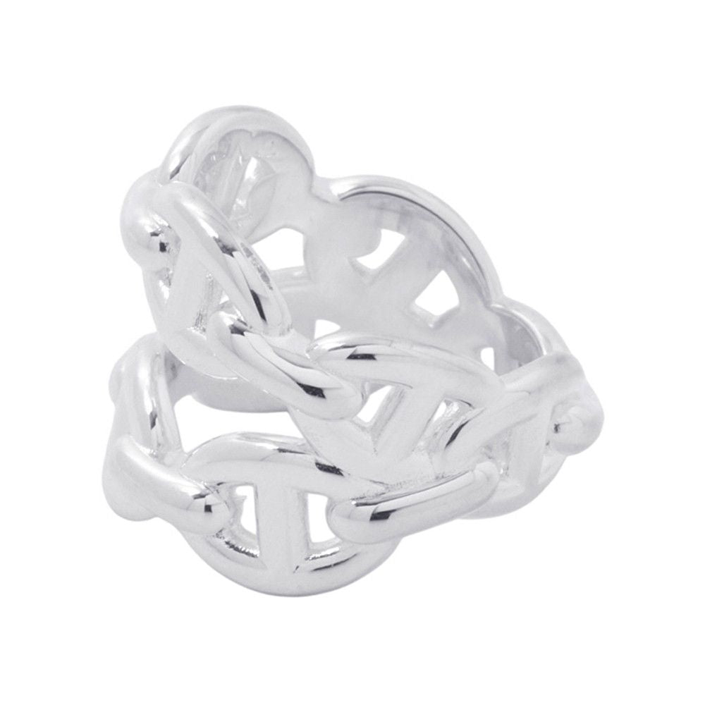 Hermes Ring Chaine D'ancre Double Row Enchainee — view 2