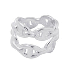 Hermes Ring Chaine D'ancre Double Row Enchainee