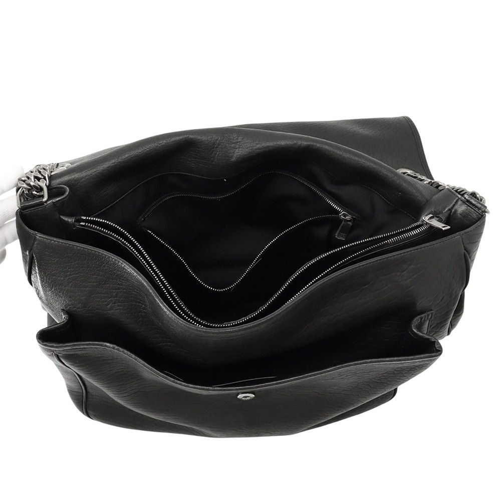 Saint Laurent Paris Chain Shoulder Bag Niki Large Lambskin Black — view 6