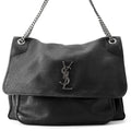 Saint Laurent Paris Chain Shoulder Bag Niki Large Lambskin Black