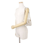 Saint Laurent Paris Chain Shoulder Bag Nolita Mini Lambskin White — view 4