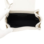 Saint Laurent Paris Chain Shoulder Bag Nolita Mini Lambskin White — view 7