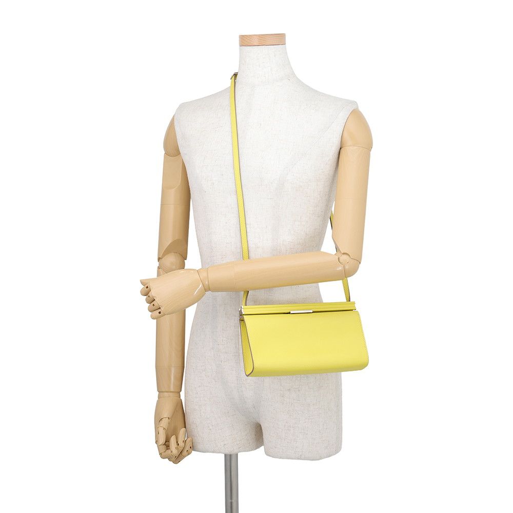 Hermes Shoulder Bag Click 21 Lime Silver Ever — view 4