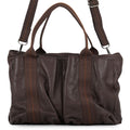 Hermes Tote Bag Caravan Horizontal MM Chocolat Chrome Voderma