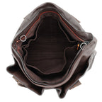 Hermes Tote Bag Caravan Horizontal MM Chocolat Chrome Voderma — view 6