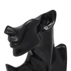 Hermes Earrings Farandole Chaine D'ancre Motif TPM Silver Stud — view 4