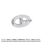 Hermes Earrings Farandole Chaine D'ancre Motif TPM Silver Stud — view 8
