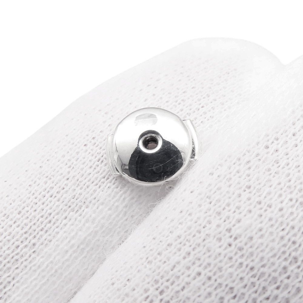 Hermes Earrings Farandole Chaine D'ancre Motif TPM Silver Stud — view 7