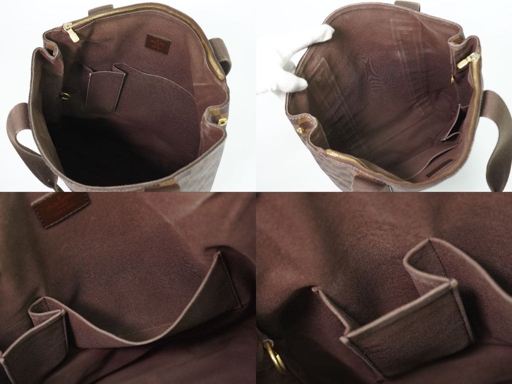 Louis Vuitton LV Cabas Beaubourg Damier Ebene Tote Bag Brown Vintage — view 8