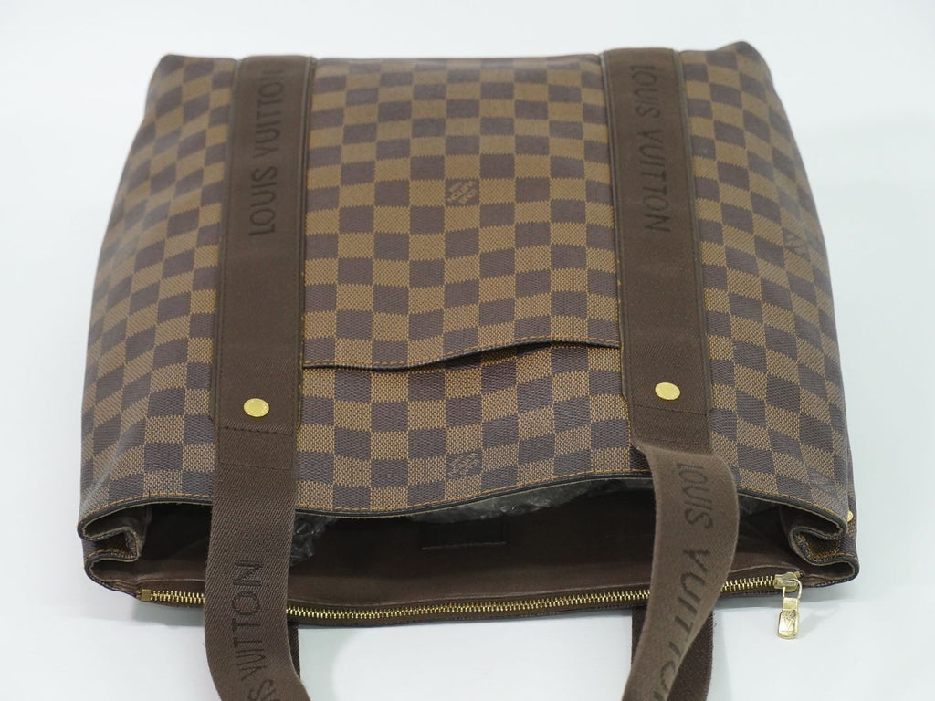Louis Vuitton LV Cabas Beaubourg Damier Ebene Tote Bag Brown Vintage — view 5