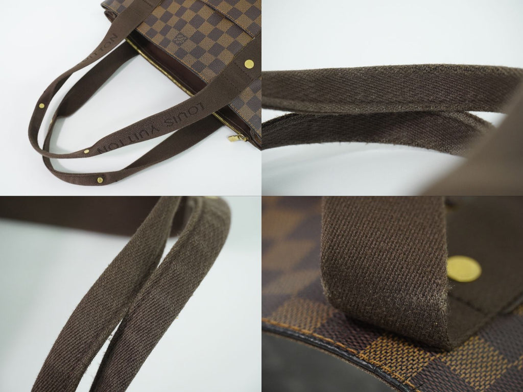 Louis Vuitton LV Cabas Beaubourg Damier Ebene Tote Bag Brown Vintage — view 6