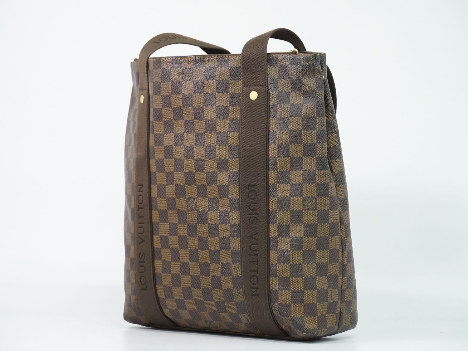 Louis Vuitton LV Cabas Beaubourg Damier Ebene Tote Bag Brown Vintage — view 2