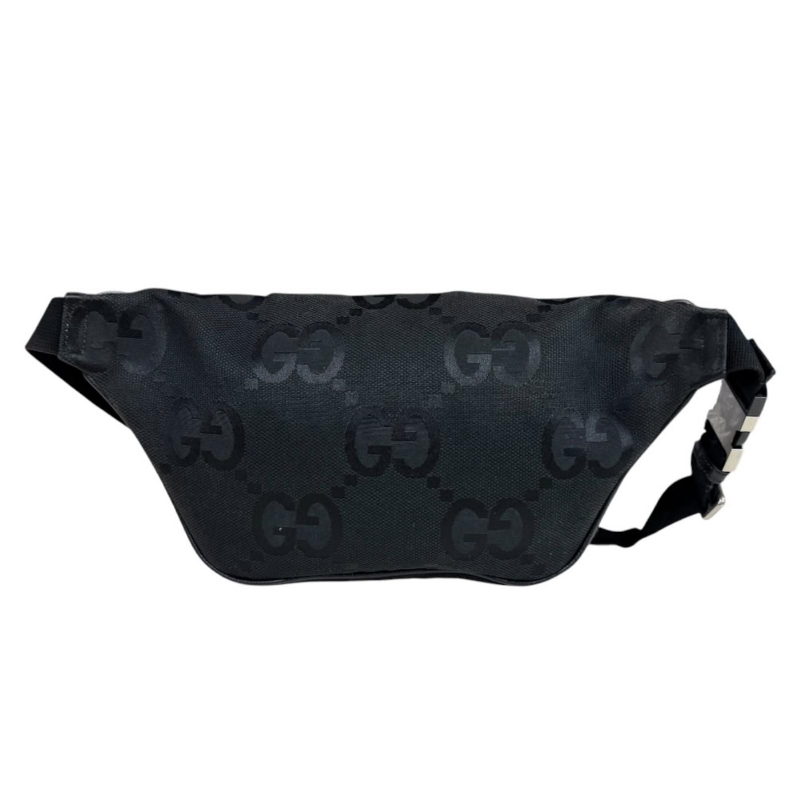 Gucci Belt Bag Jumbo GG Black Vintage — view 3