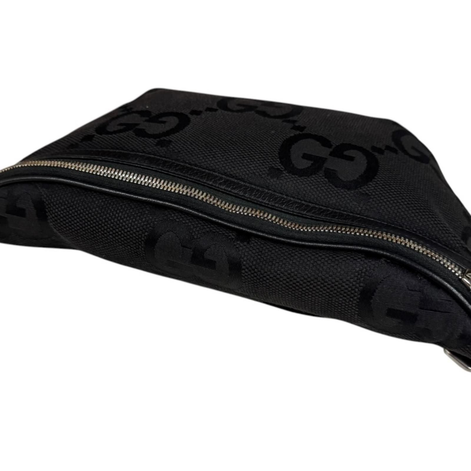 Gucci Belt Bag Jumbo GG Black Vintage — view 8