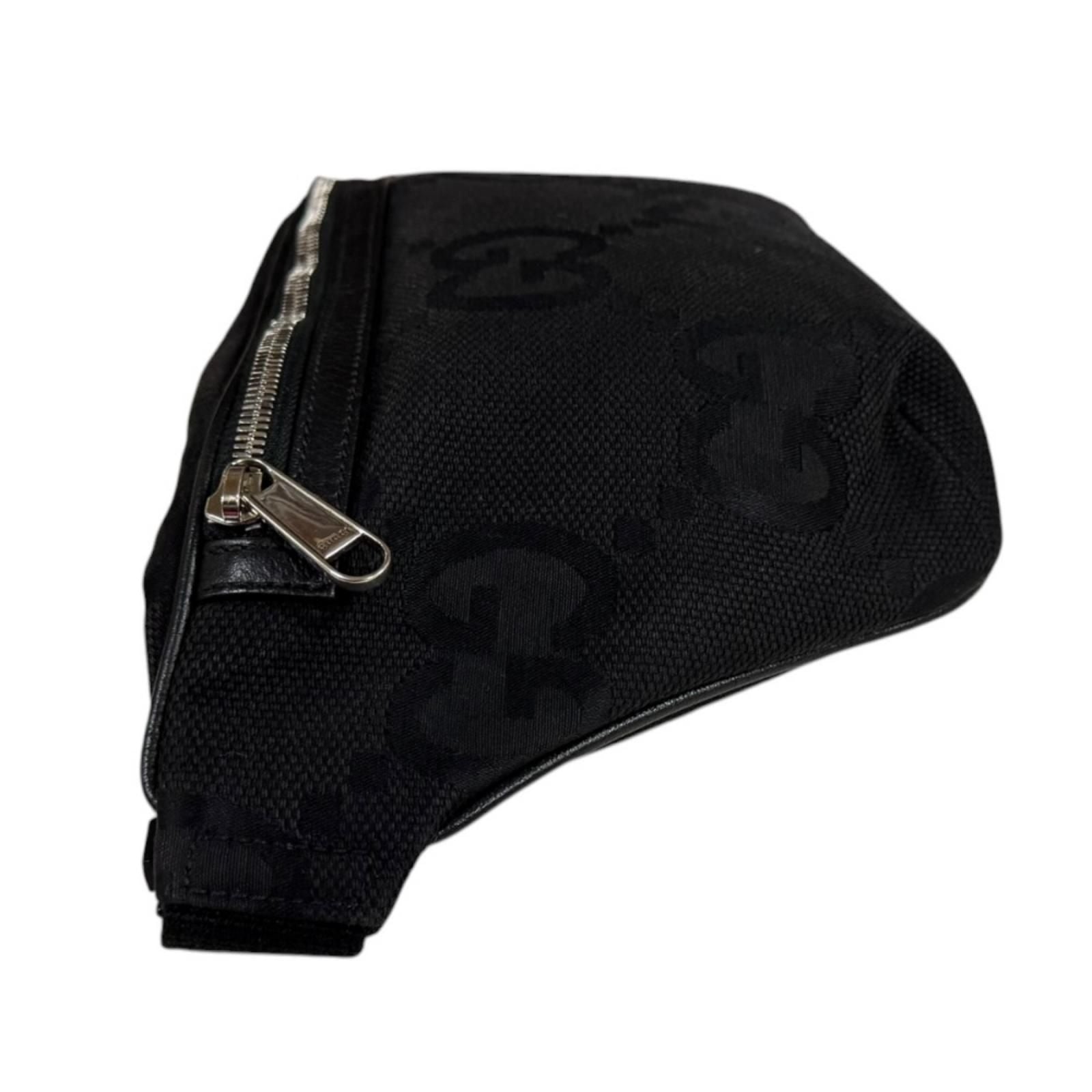 Gucci Belt Bag Jumbo GG Black Vintage — view 4