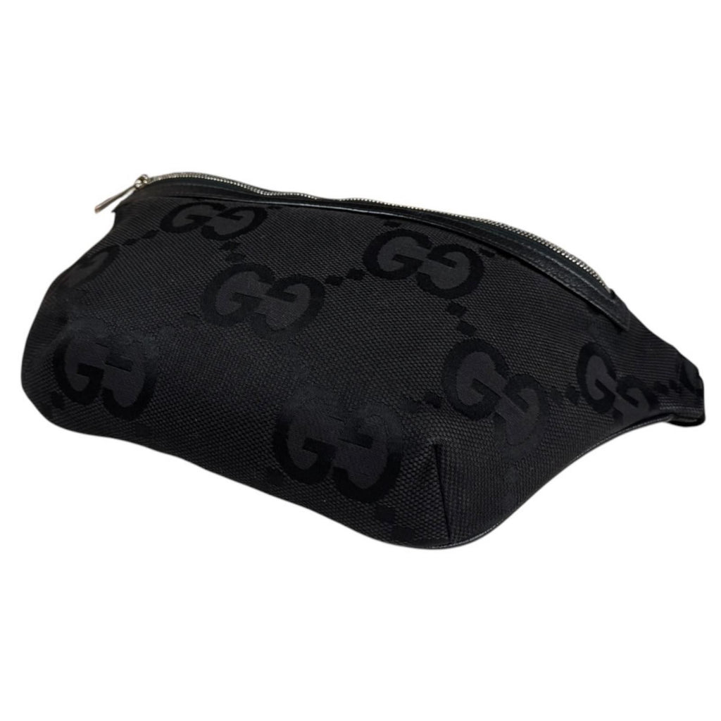 Gucci Belt Bag Jumbo GG Black Vintage — view 5
