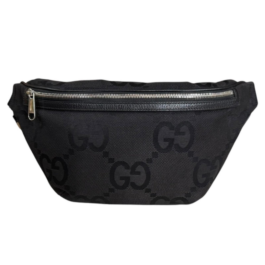 Gucci Belt Bag Jumbo GG Black Vintage
