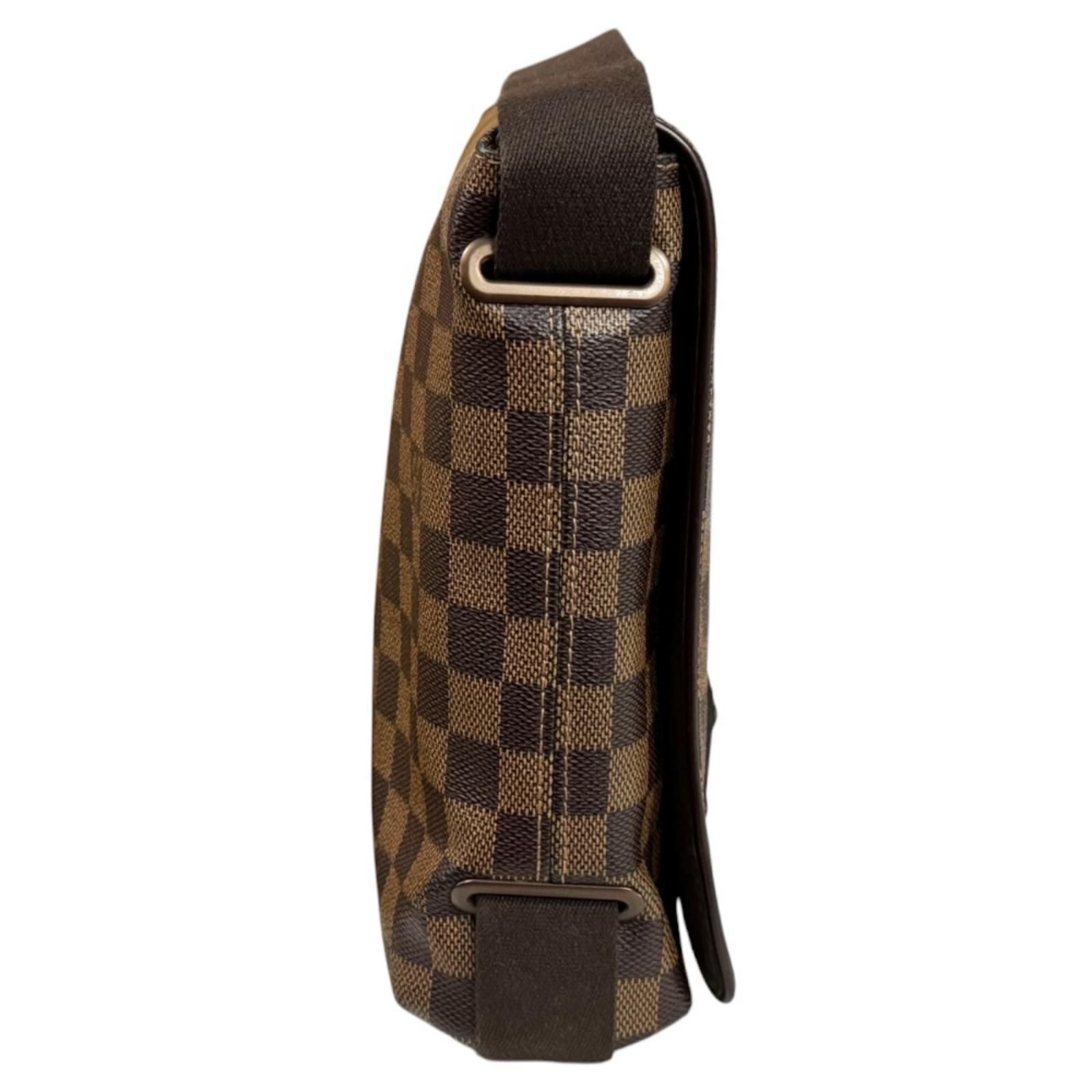 Louis Vuitton Brooklyn PM Damier Shoulder Bag Canvas Brown Vintage — view 4