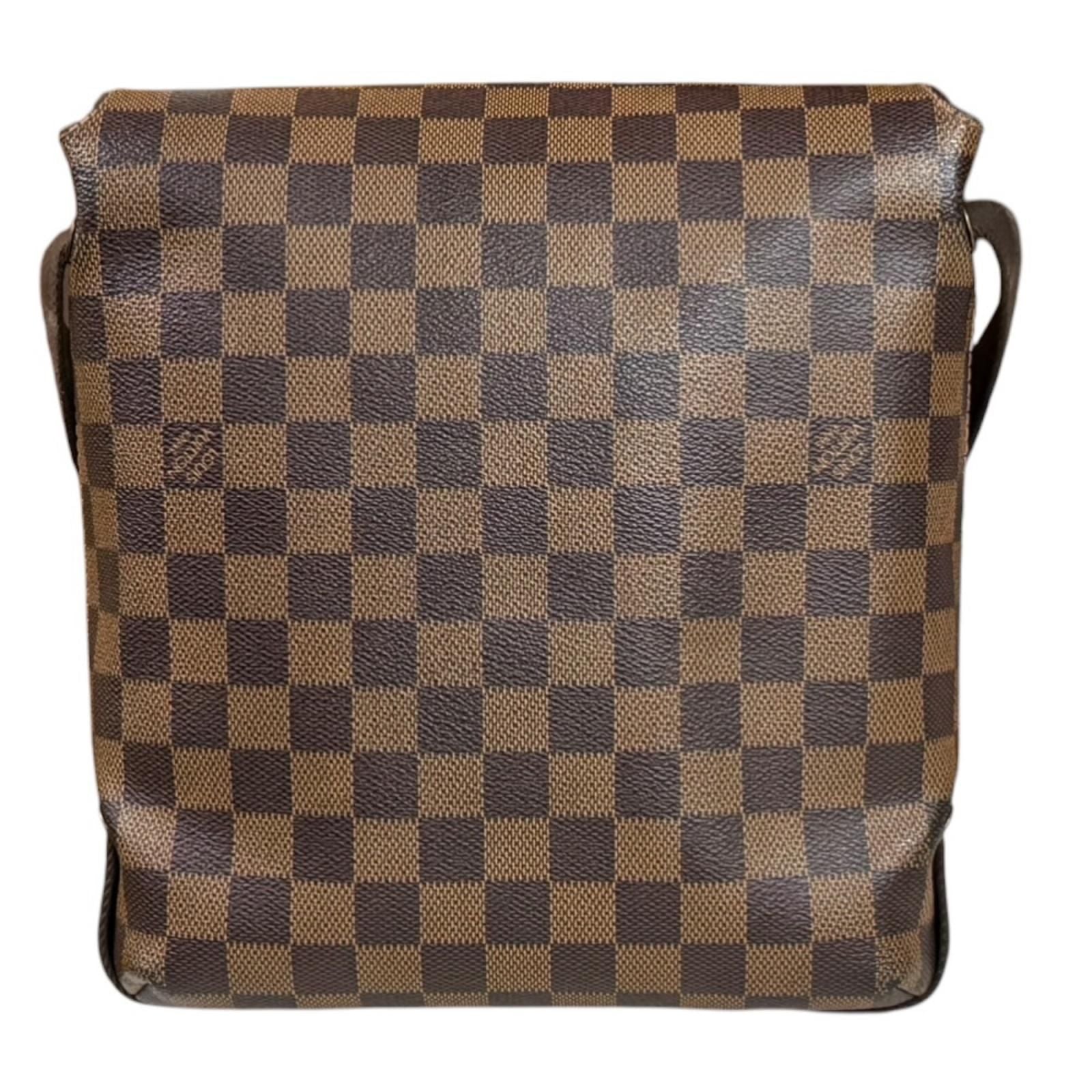 Louis Vuitton Brooklyn PM Damier Shoulder Bag Canvas Brown Vintage — view 3