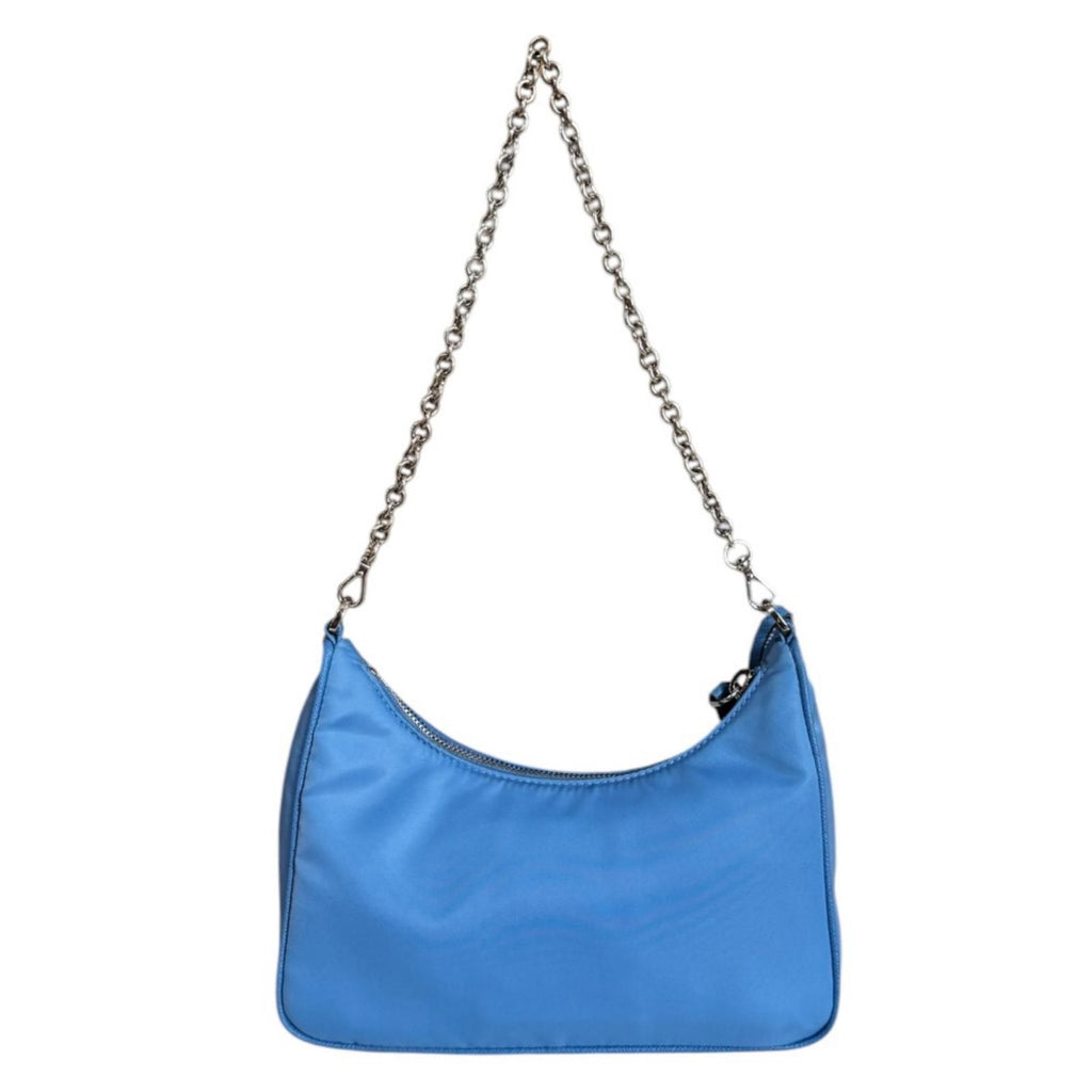Prada Re Edition Shoulder Bag Nylon Blue Vintage — view 3