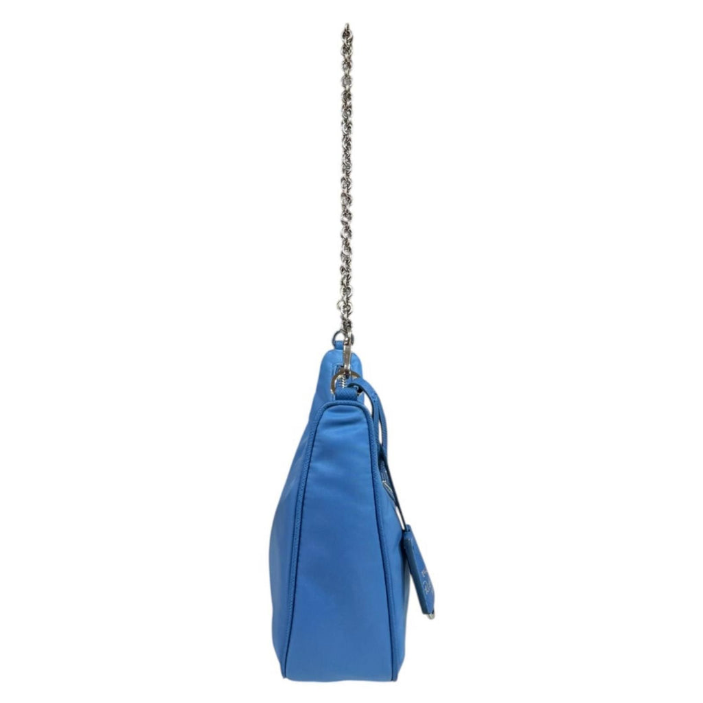 Prada Re Edition Shoulder Bag Nylon Blue Vintage — view 4