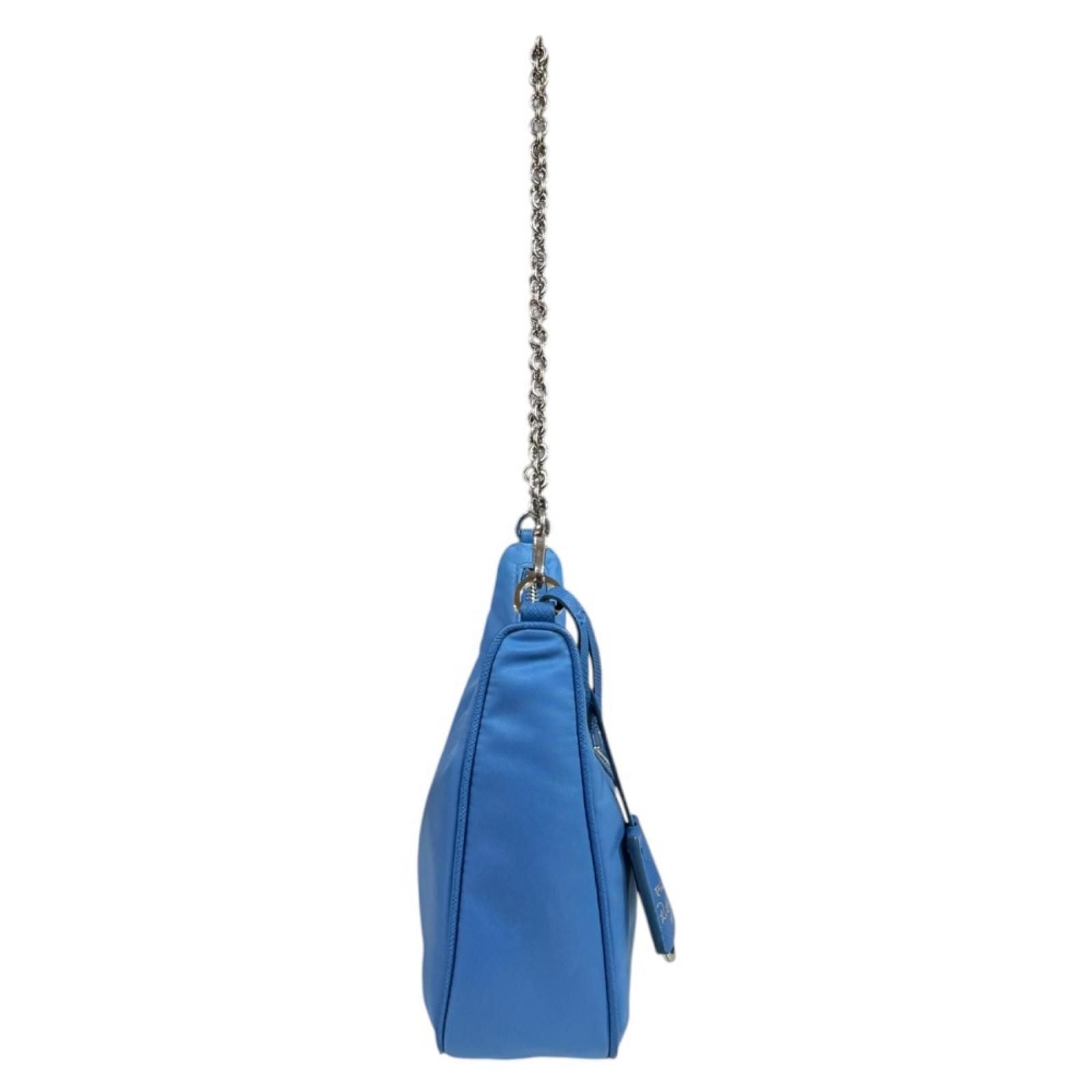 Prada Re Edition Shoulder Bag Nylon Blue Vintage — view 4