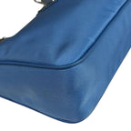 Prada Re Edition Shoulder Bag Nylon Blue Vintage — view 8