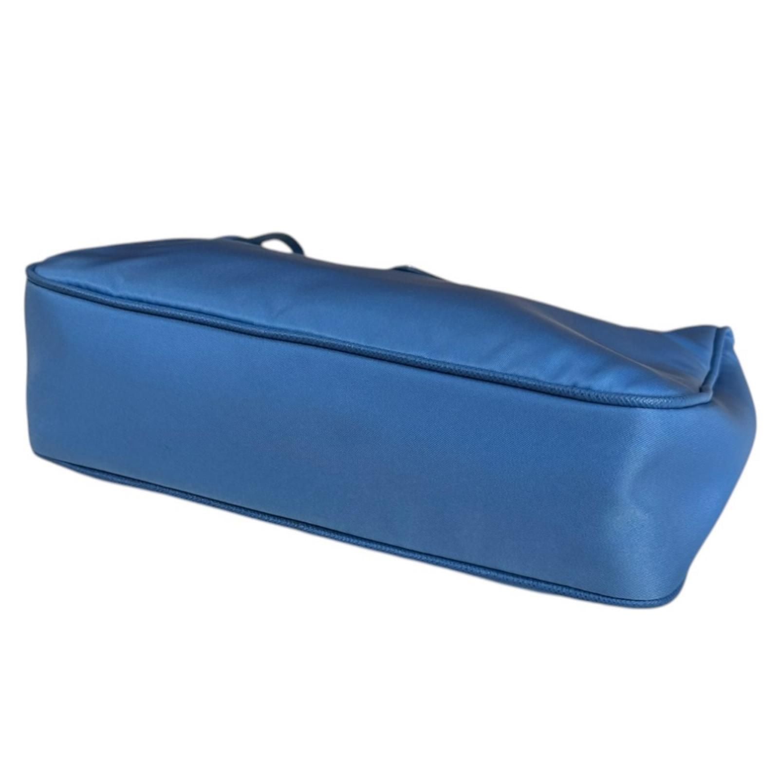 Prada Re Edition Shoulder Bag Nylon Blue Vintage — view 5