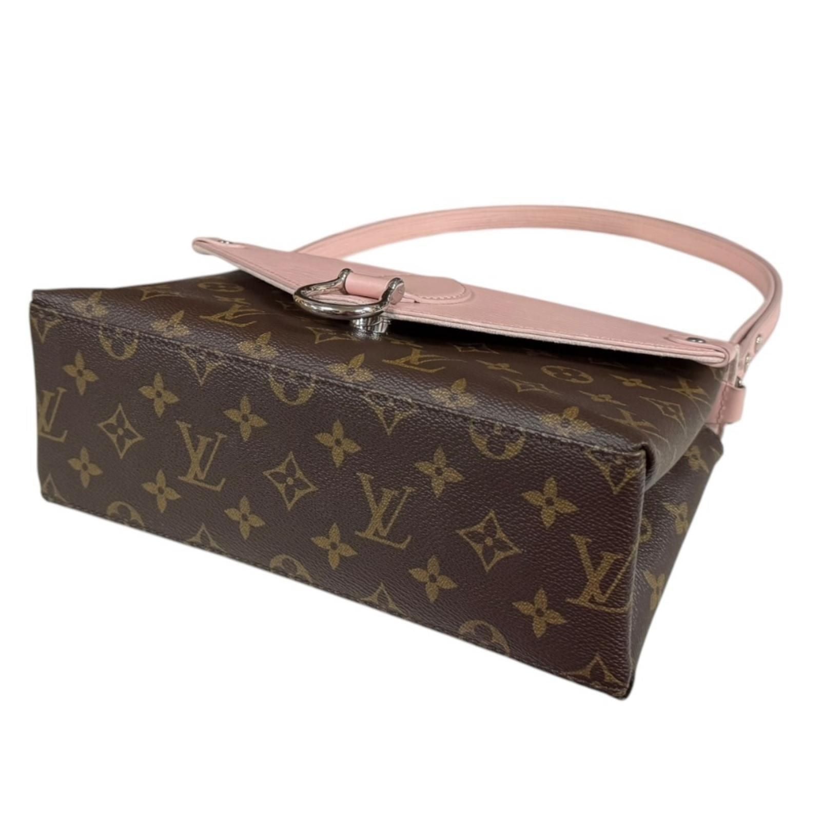 Louis Vuitton Saint Michel Monogram Shoulder Bag Canvas Brown Vintage — view 5