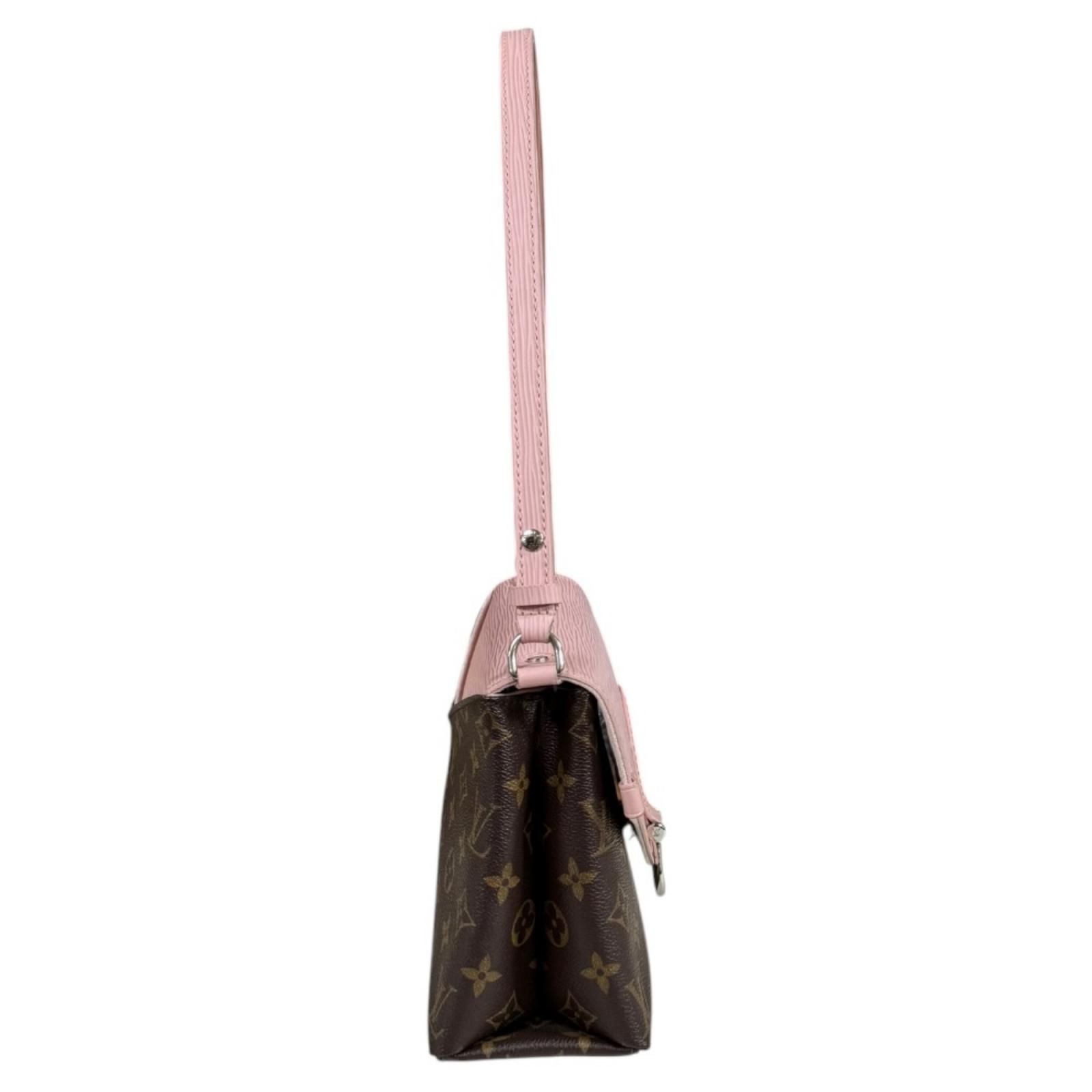 Louis Vuitton Saint Michel Monogram Shoulder Bag Canvas Brown Vintage — view 4