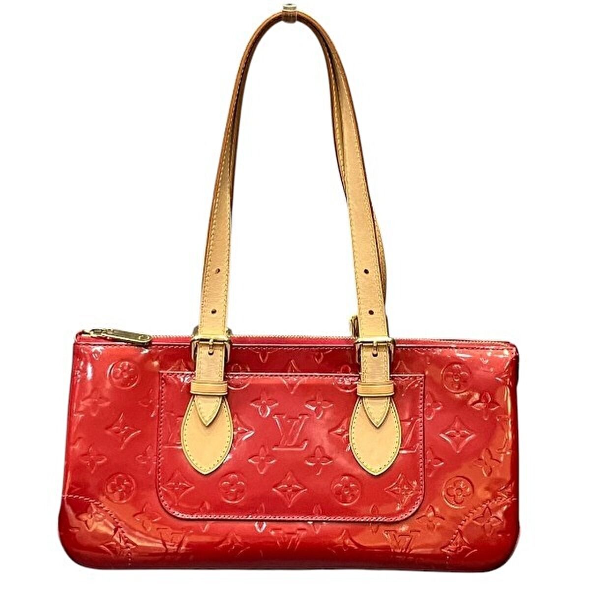 Louis Vuitton Vernis Shoulder Bag Patent Leather Rosewood Avenue