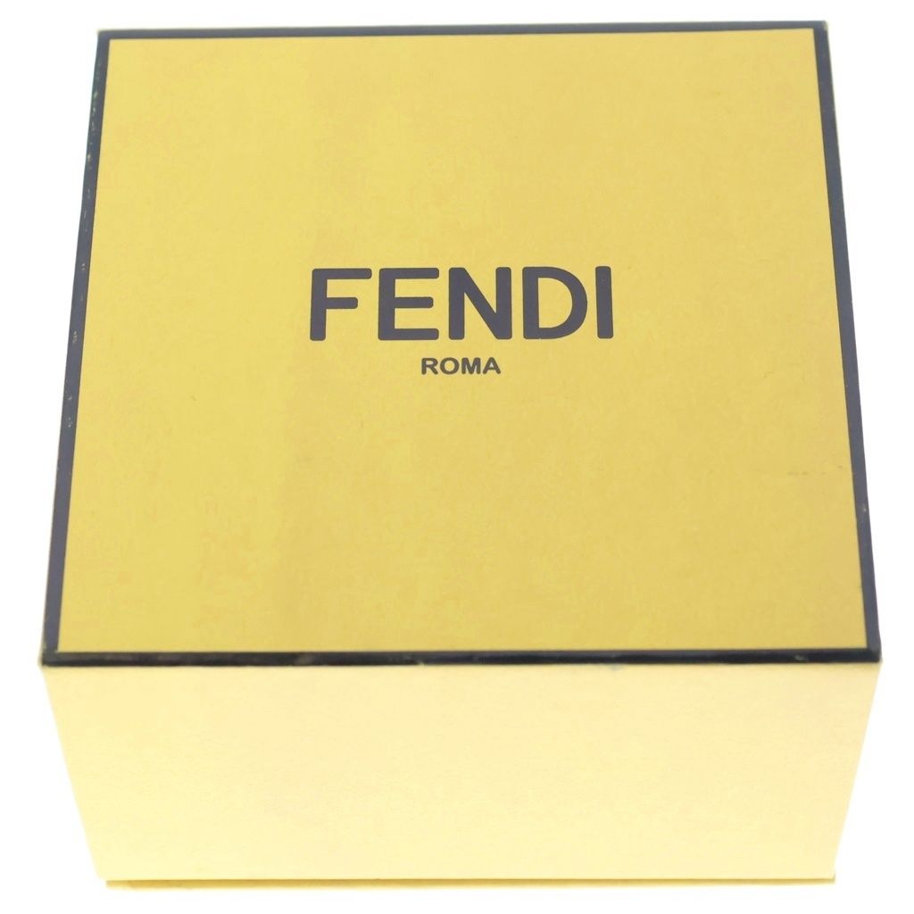 Fendi Forever FF Logo Rhinestone Chain Necklace Silver — view 6
