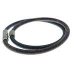 Louis Vuitton Bra Keep It Leather Bra Brown Bracelet — view 4