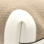 Gucci Bamboo Children's Straw Handbag Beige White — view 6