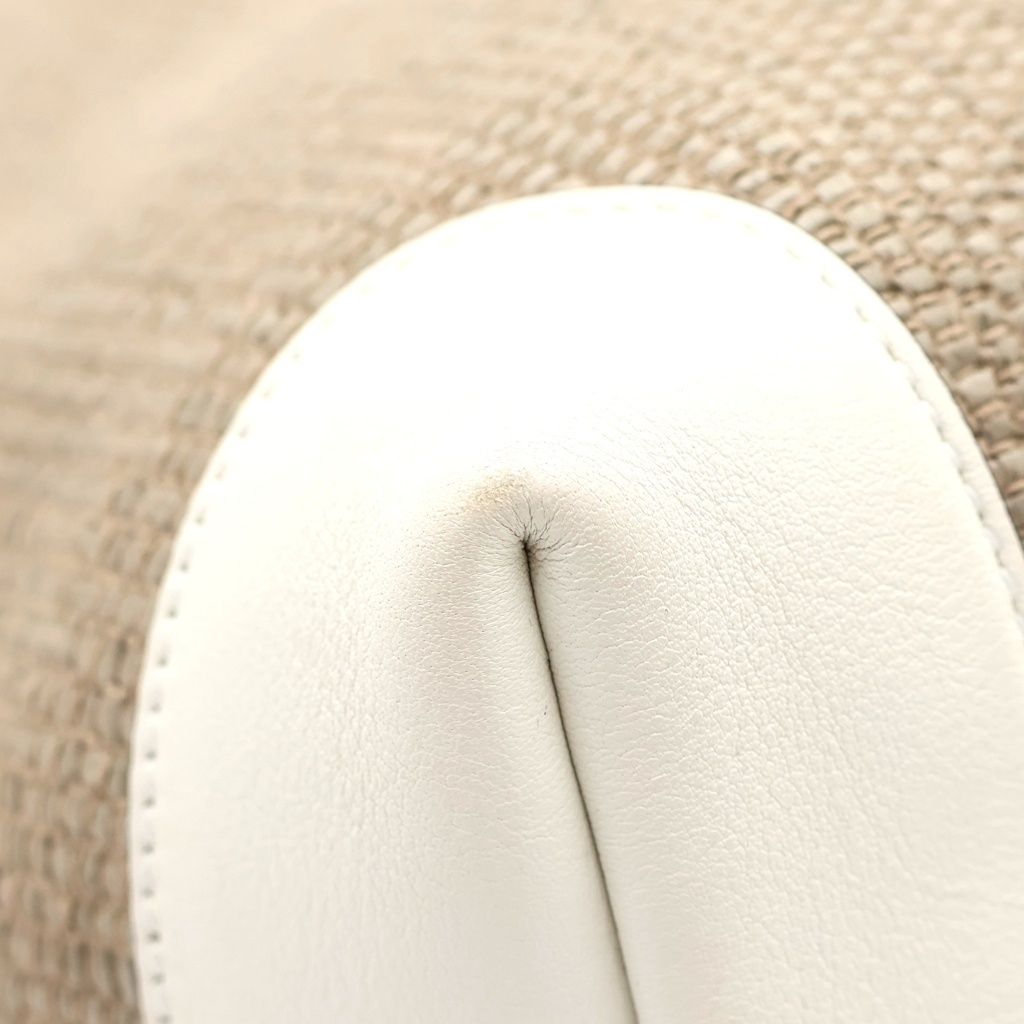 Gucci Bamboo Children's Straw Handbag Beige White — view 5