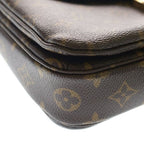 Louis Vuitton Monogram Pochette Metis MM Leather 2-Way Shoulder Bag Brown — view 5