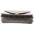 Louis Vuitton Monogram Pochette Metis MM Leather 2-Way Shoulder Bag Brown — view 4