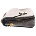 Louis Vuitton Monogram Pochette Metis MM Leather 2-Way Shoulder Bag Brown — view 3