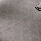 Celine Triomphe Leather Briefcase Business Brown — view 8