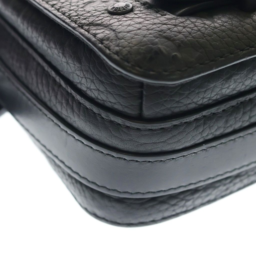 Louis Vuitton Steamer Messenger Monogram Taurillon Leather Shoulder Bag Black — view 5