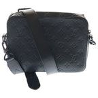 Louis Vuitton Steamer Messenger Monogram Taurillon Leather Shoulder Bag Black — view 2