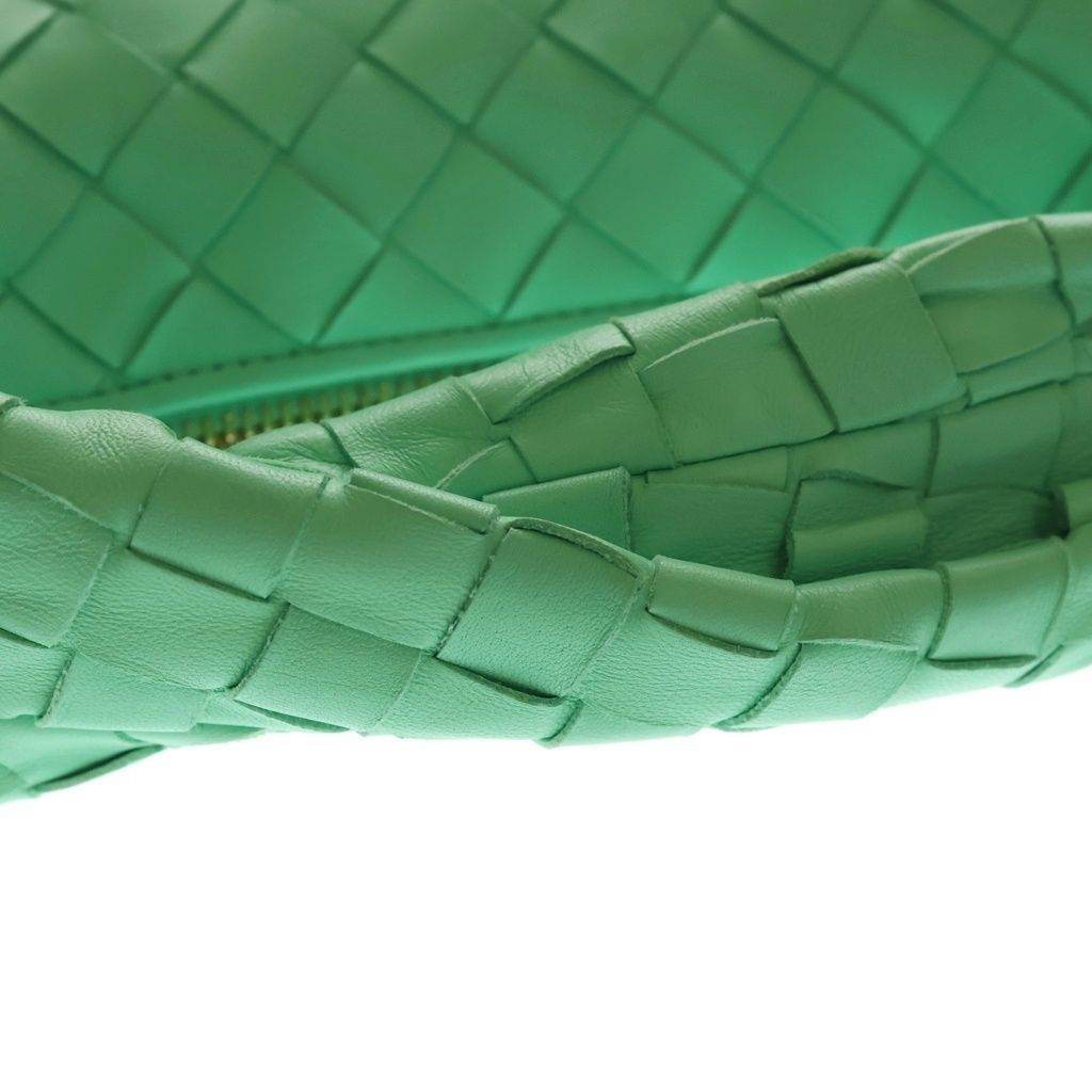 Bottega Veneta Intrecciato Mini Jodie Handbag Leather Gold Lime Green — view 7