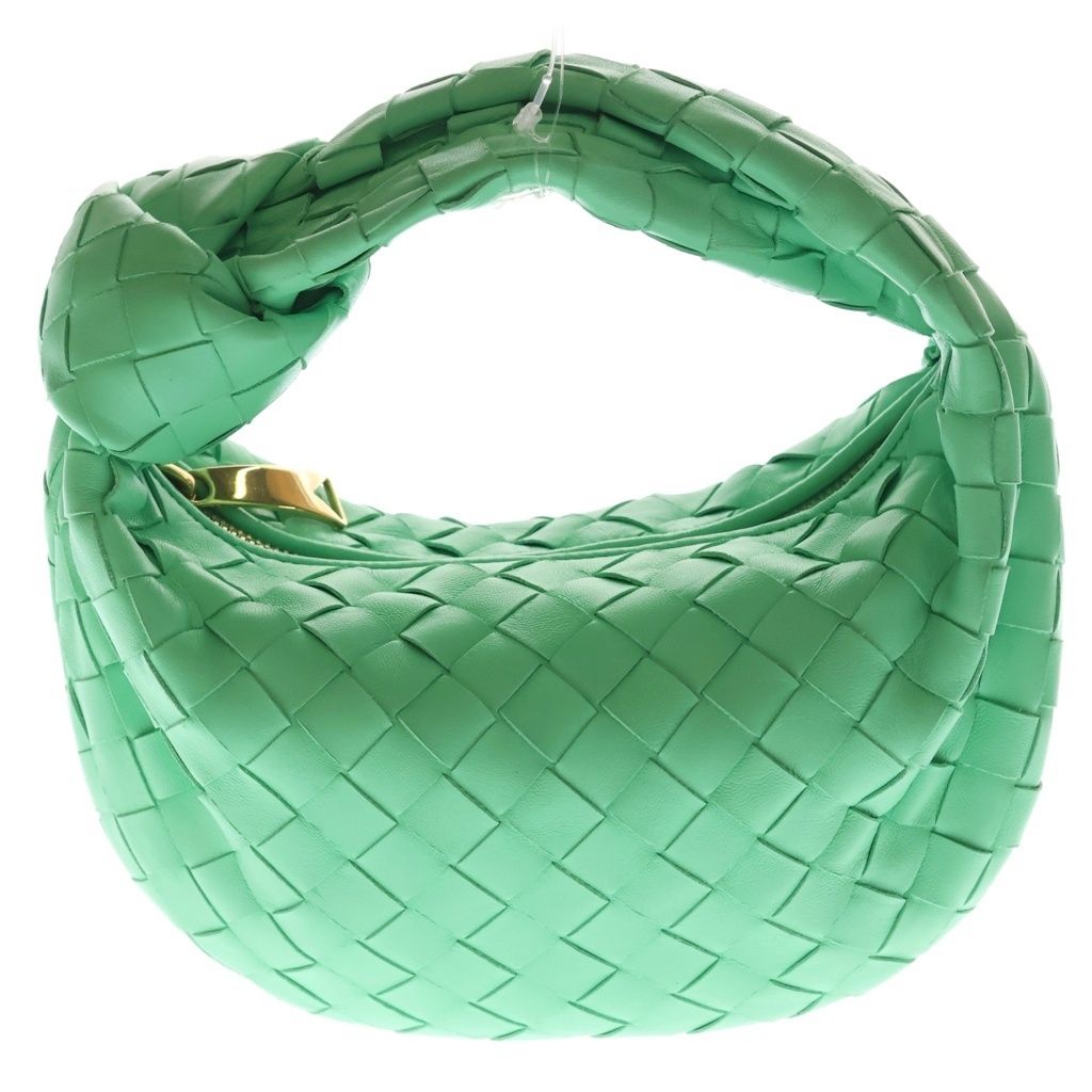 Bottega Veneta Intrecciato Mini Jodie Handbag Leather Gold Lime Green