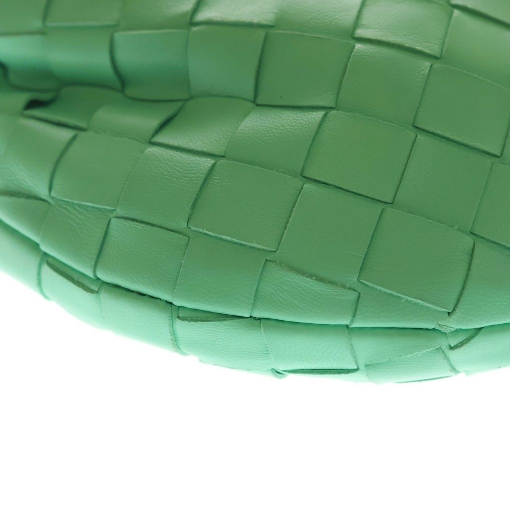 Bottega Veneta Intrecciato Mini Jodie Handbag Leather Gold Lime Green — view 5