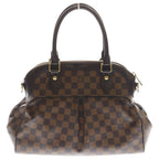 Louis Vuitton Damier Trevi PM Shoulder Bag Leather Brown — view 2