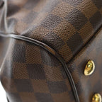 Louis Vuitton Damier Trevi PM Shoulder Bag Leather Brown — view 7